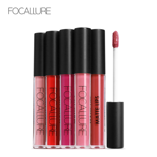Focallure Waterproof Matte Liquid Lipstick 05 Persian Plum (Fa24)